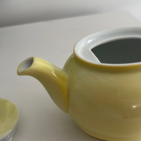 Vintage Arabia Finland Small Yellow Teapot Made in Finland - Picture 6 of 8